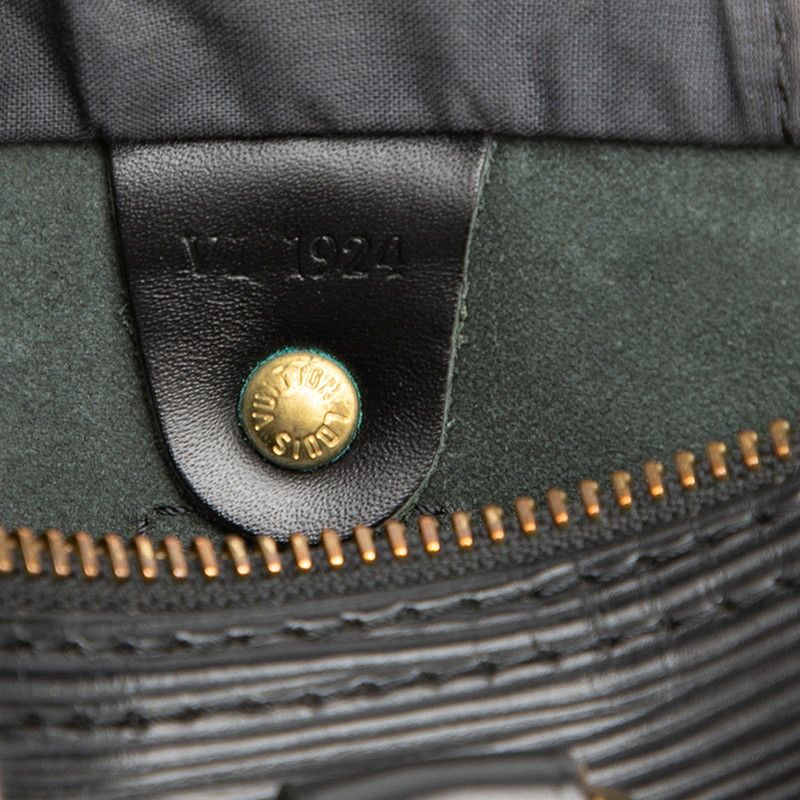 Louis Vuitton Epi Speedy 25 Mini Boston Bag Noir Black Leather — view 6