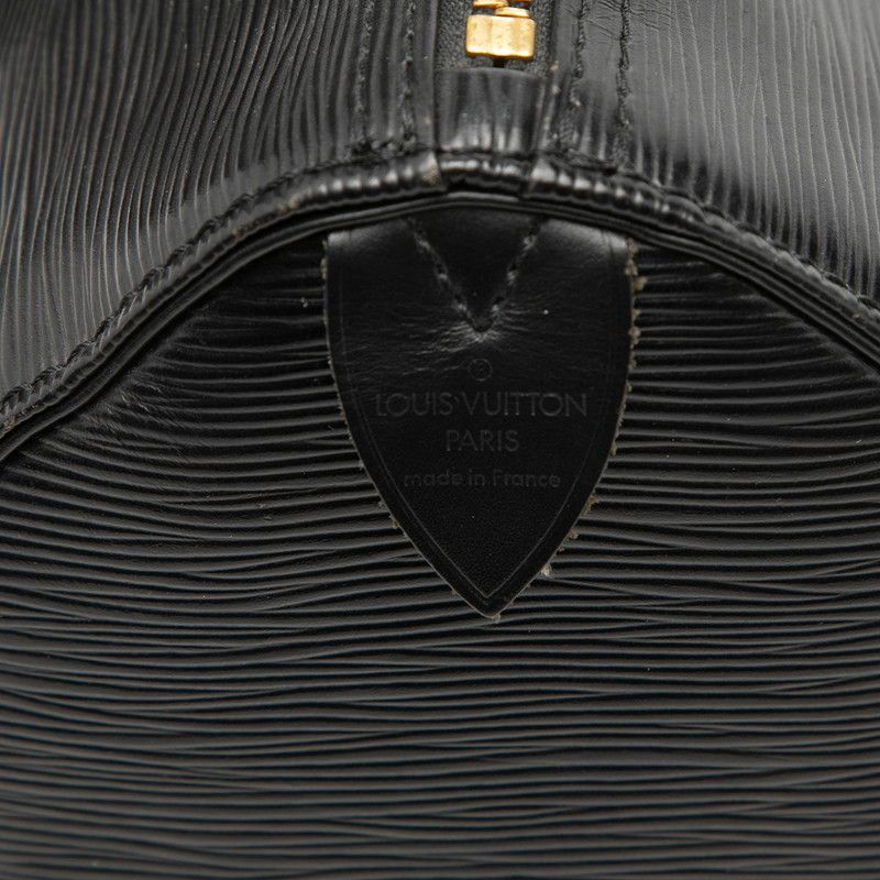 Louis Vuitton Epi Speedy 25 Mini Boston Bag Noir Black Leather — view 7