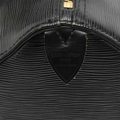 Louis Vuitton Epi Speedy 25 Mini Boston Bag Noir Black Leather — view 7