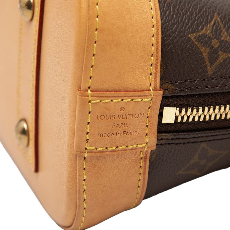 Louis Vuitton Monogram Alma BB Shoulder Bag 2-Way Brown Leather — view 5