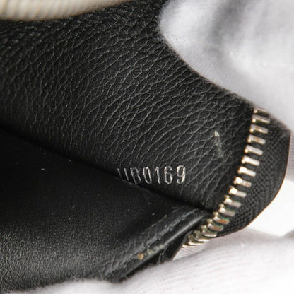 Louis Vuitton Zippy Lockme Zip Around Wallet Noir Black Leather — view 6