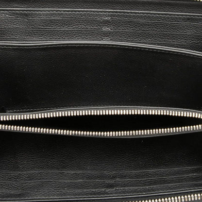 Louis Vuitton Zippy Lockme Zip Around Wallet Noir Black Leather — view 4