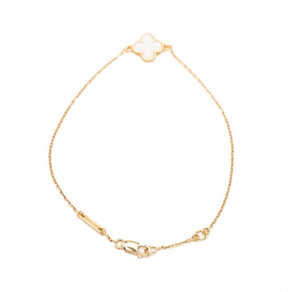 Van Cleef & Arpels Sweet Alhambra Bracelet 18k Pink Gold Mother of Pearl — view 3