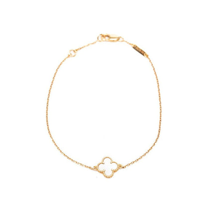 Van Cleef & Arpels Sweet Alhambra Bracelet 18k Pink Gold Mother of Pearl — view 2