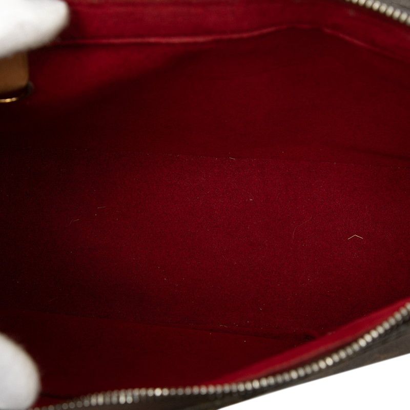 Louis Vuitton Monogram Viva Cite GM Shoulder Bag Brown Leather — view 4