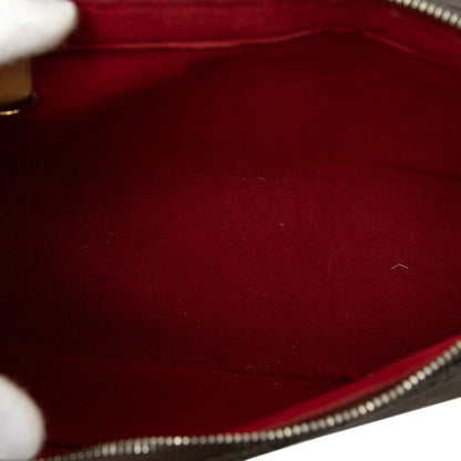 Louis Vuitton Monogram Viva Cite GM Shoulder Bag Brown Leather — view 4