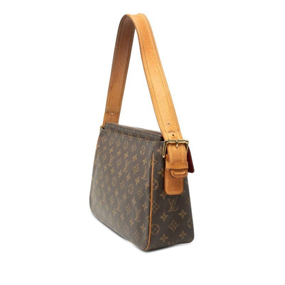 Louis Vuitton Monogram Viva Cite GM Shoulder Bag Brown Leather — view 2