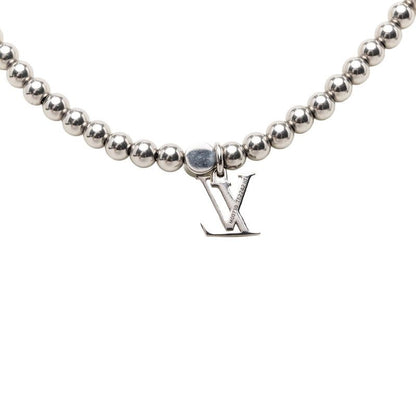 Louis Vuitton Nanobeads Chain Pendant Silver Crystal Metal — view 2