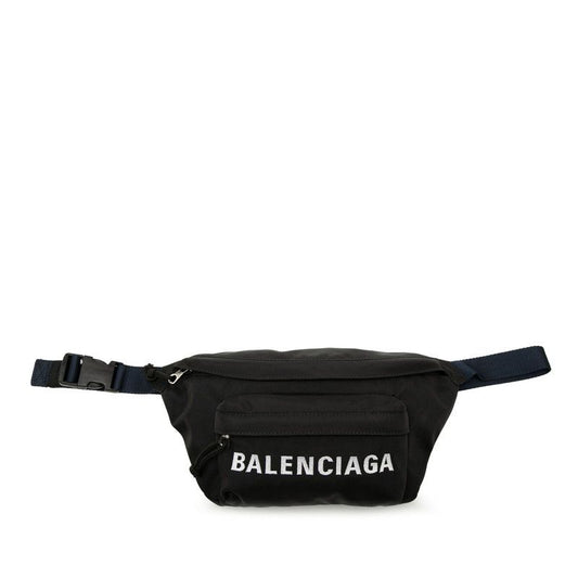 Balenciaga Wheel Belt Bag Explorer Bag Black Nylon