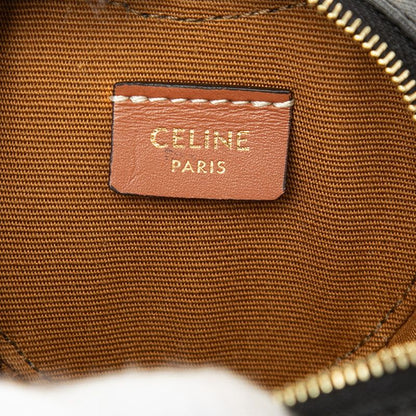 Celine Micro Heart Crossbody Shoulder Pochette Pouch Brown — view 5
