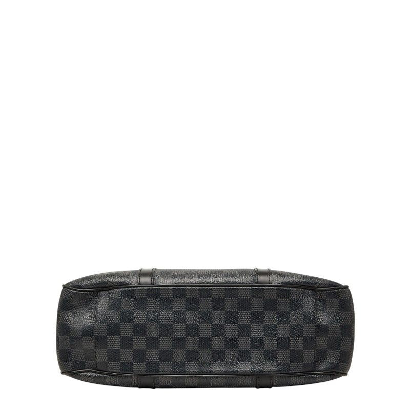 Louis Vuitton Damier Graphite Tadao Tote Shoulder Bag 2-Way Black Gray Leather — view 3