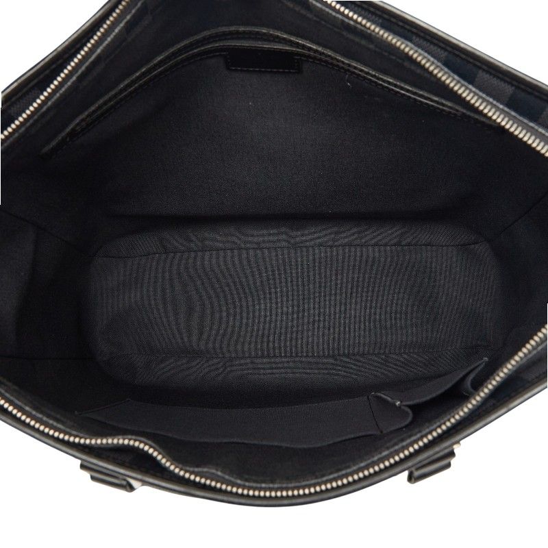 Louis Vuitton Damier Graphite Tadao Tote Shoulder Bag 2-Way Black Gray Leather — view 9