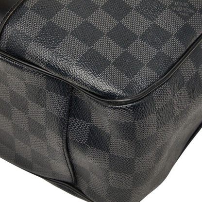 Louis Vuitton Damier Graphite Tadao Tote Shoulder Bag 2-Way Black Gray Leather — view 5