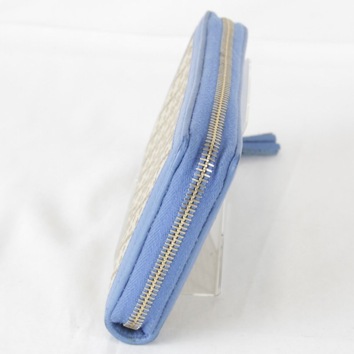 Gucci Wallet Canvas Leather Blue — view 4