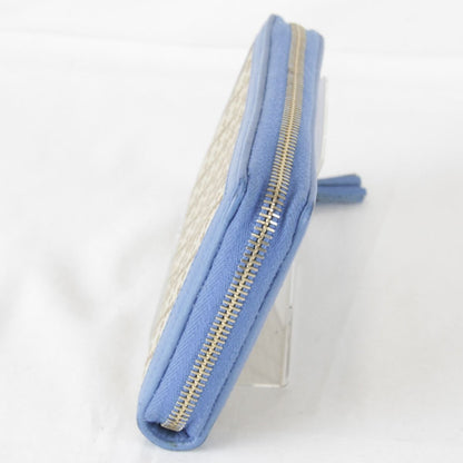 Gucci Wallet Canvas Leather Blue — view 4