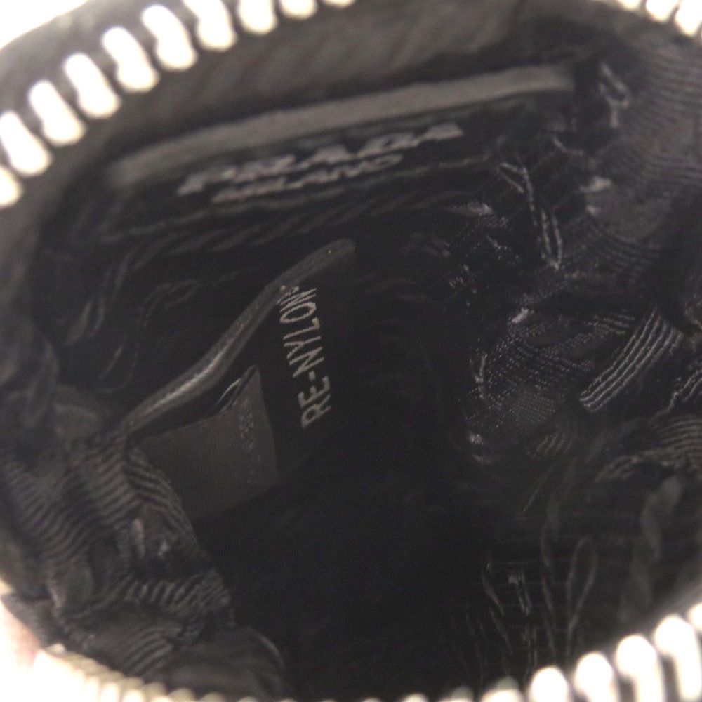 Prada Nylon Black Silver Pouch — view 3
