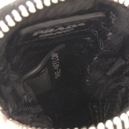 Prada Nylon Black Silver Pouch — view 3