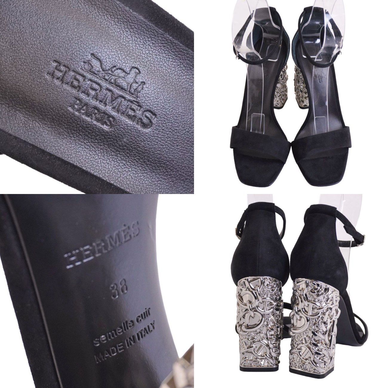 Hermes Sandals Glam 105 Chaine Dans — view 9
