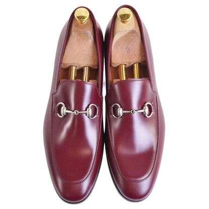 Gucci Loafers Jordan Moccasins Horsebit Leather Shoes — view 4