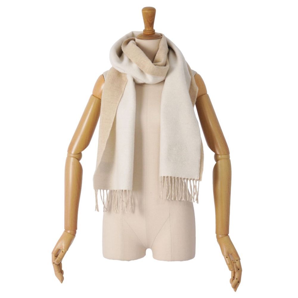 Loewe Scarf Shawl Wool Cashmere Anagram — view 4