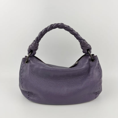 Bottega Veneta Handbag Purple Leather Vintage