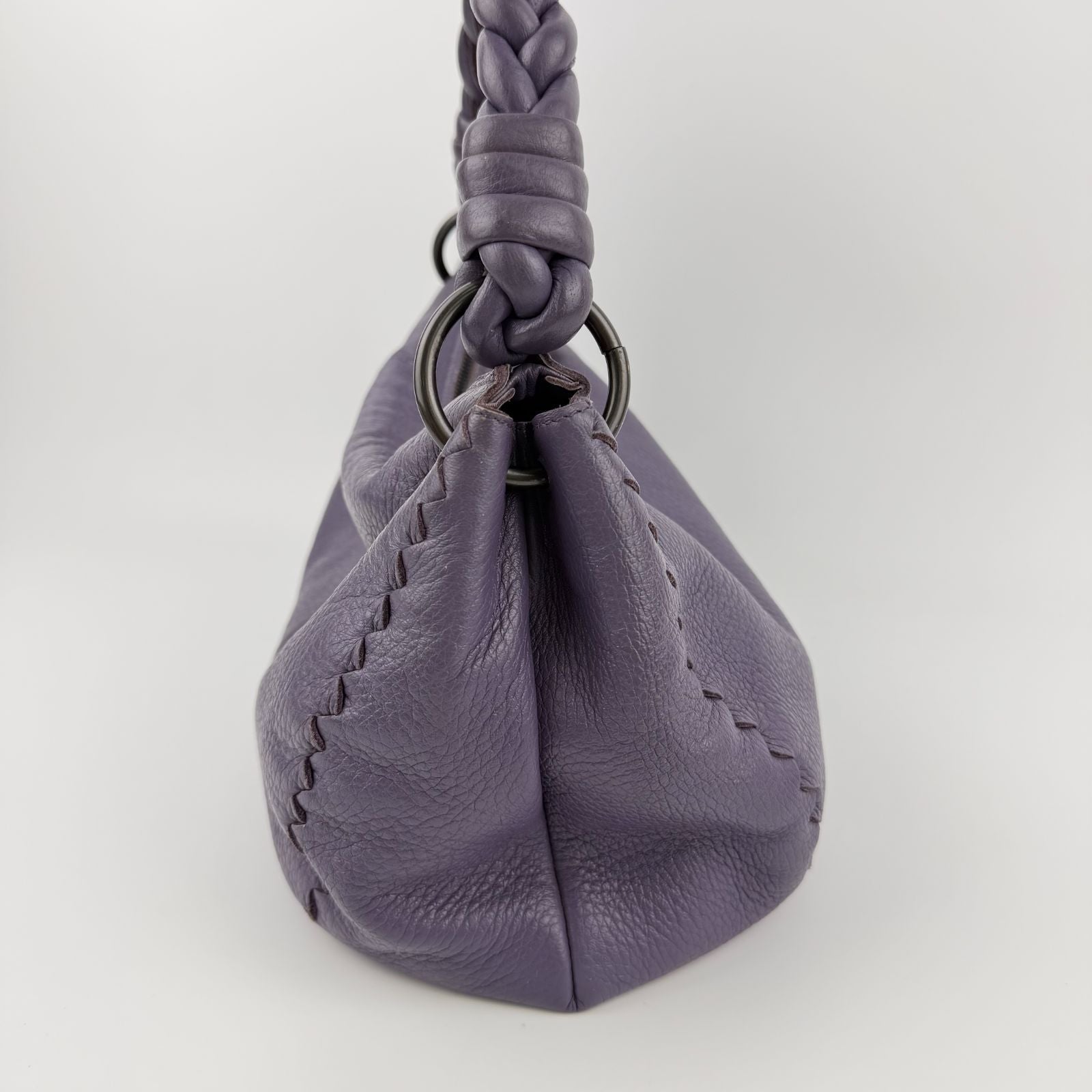 Bottega Veneta Handbag Purple Leather Vintage — view 3