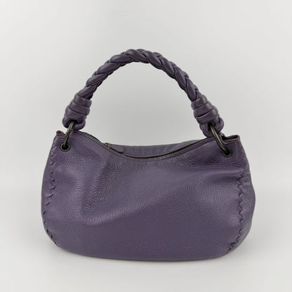 Bottega Veneta Handbag Purple Leather Vintage — view 2
