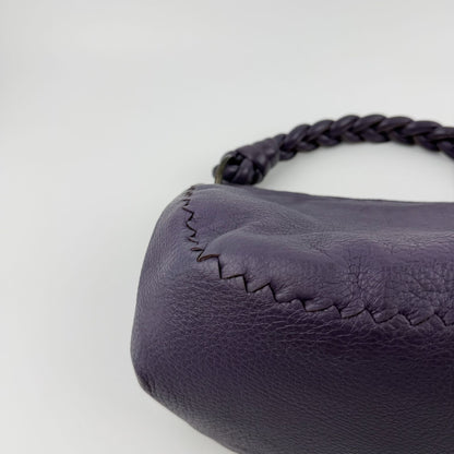 Bottega Veneta Handbag Purple Leather Vintage — view 6