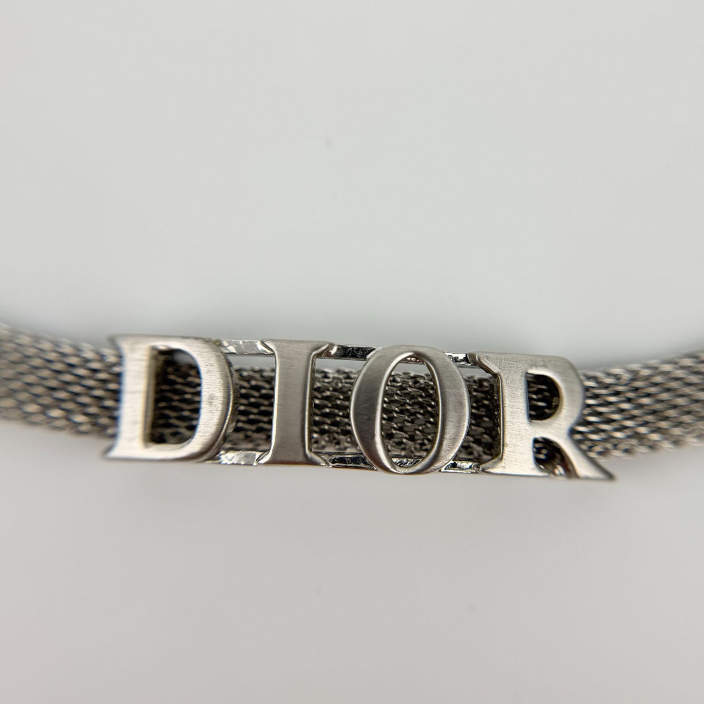 Dior Necklace Silver Vintage — view 3
