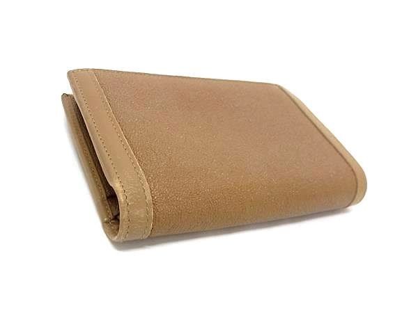 Bvlgari Bifold Wallet Doppiotondo Brown Leather Clasp Gold — view 2
