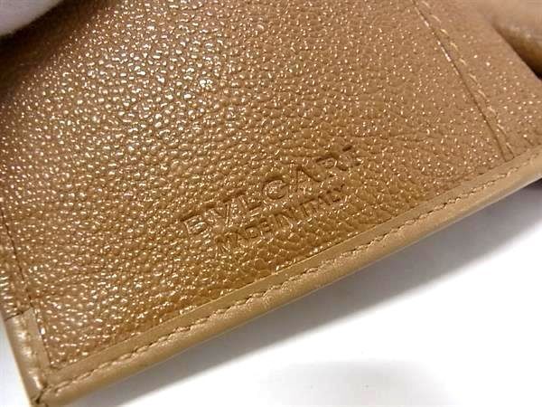 Bvlgari Bifold Wallet Doppiotondo Brown Leather Clasp Gold — view 6