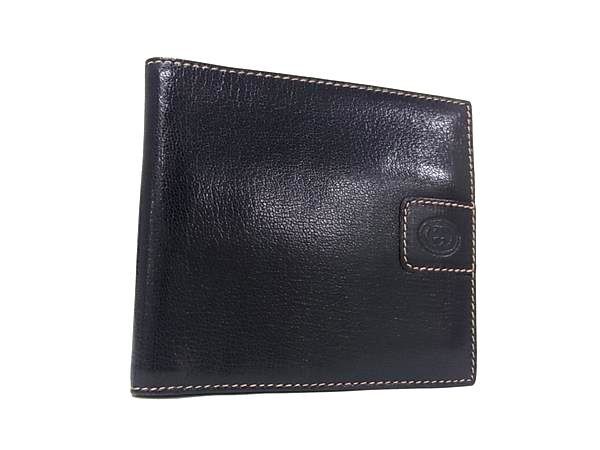 Gucci Bifold Wallet Vintage 034 114 Black Leather