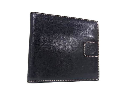 Gucci Bifold Wallet Vintage 034 114 Black Leather