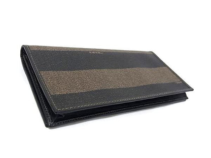 Fendi Wallet Pecan Black Brown Bifold — view 2
