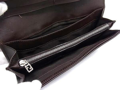 Fendi Wallet Zucca 99 Brown Canvas Leather — view 4