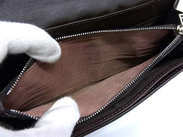 Fendi Wallet Zucca 99 Brown Canvas Leather — view 5