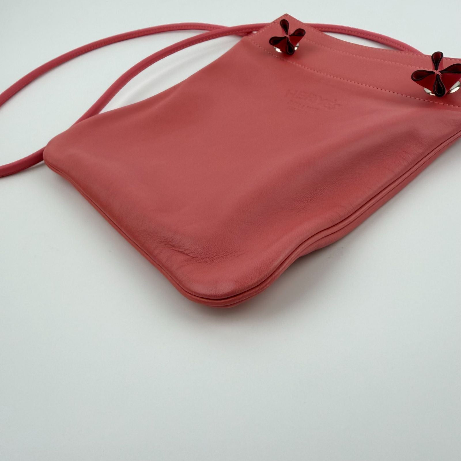 Hermes Sac Ali Numini Shoulder Bag Rose Azalea Swift Vintage — view 8