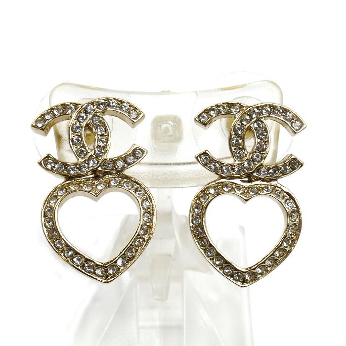 Chanel CC Logo Earrings
