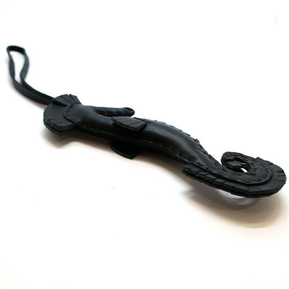 Hermes Heaven Ipo Seahorse Charm Agneau Milo So Black Keychain — view 4