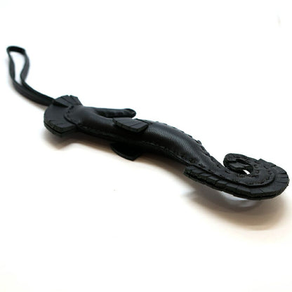 Hermes Heaven Ipo Seahorse Charm Agneau Milo So Black Keychain — view 4