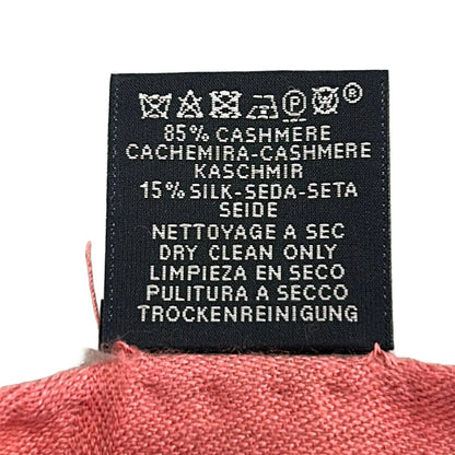 Hermes Shawl New Bliss Pink Cashmere Silk Scarf — view 3