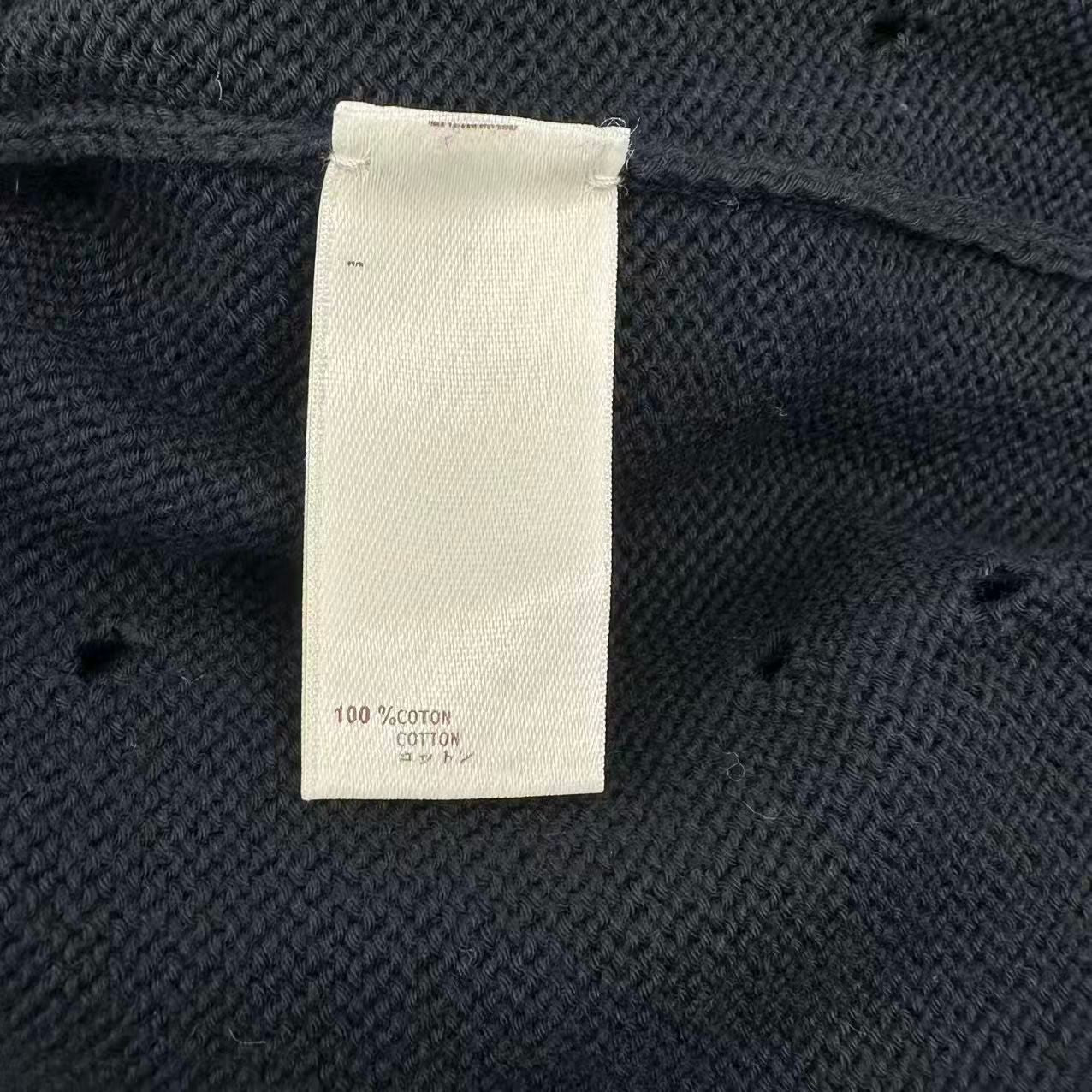 Louis Vuitton Knit Vest LV Logo Top Black — view 5