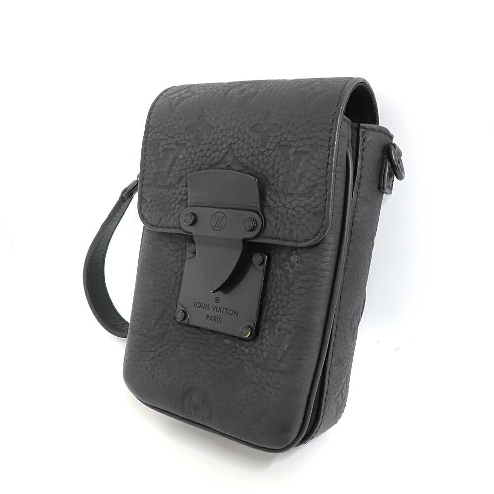 Louis Vuitton S Lock Vertical Wearable Wallet Shoulder Black — view 2