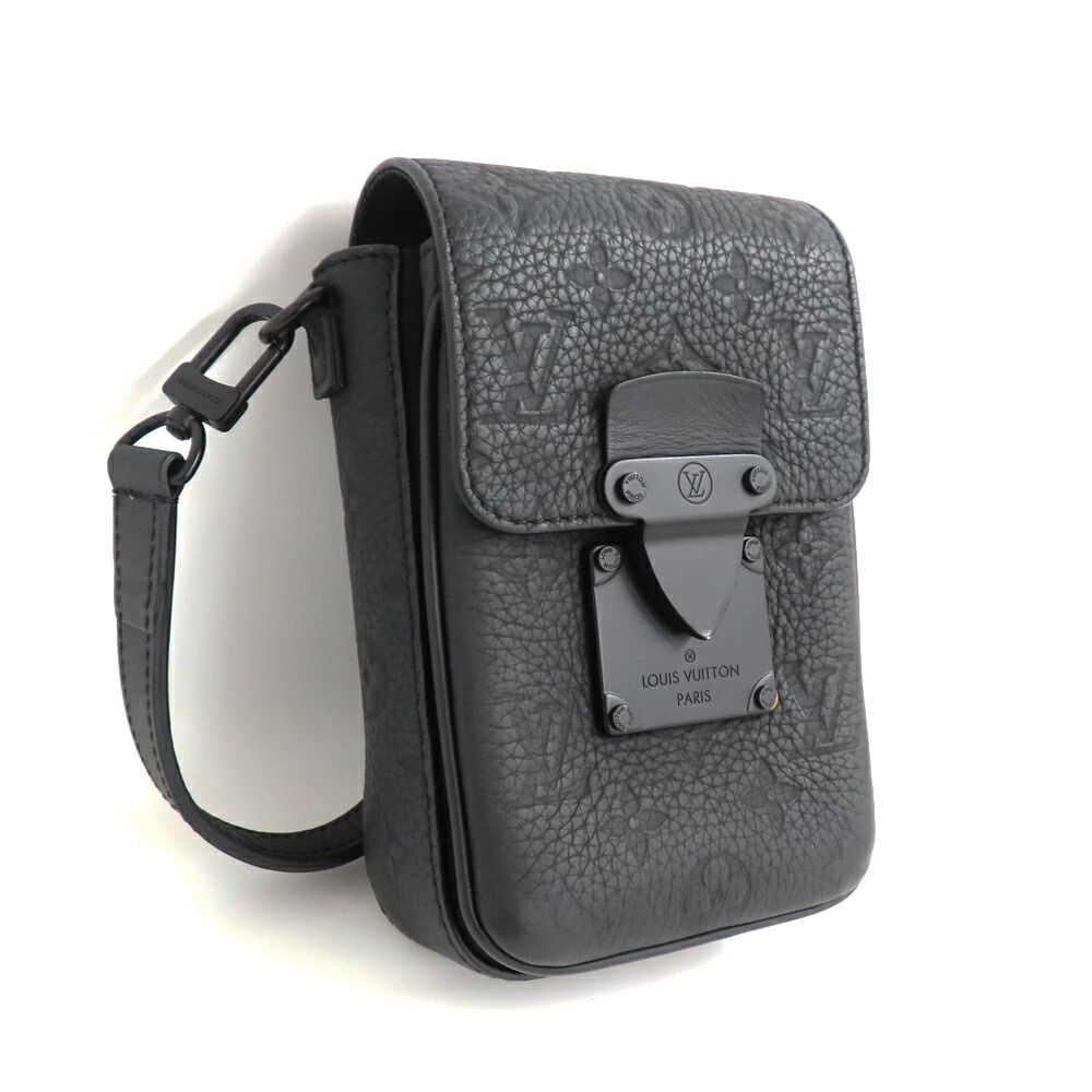 Louis Vuitton S Lock Vertical Wearable Wallet Shoulder Black — view 3