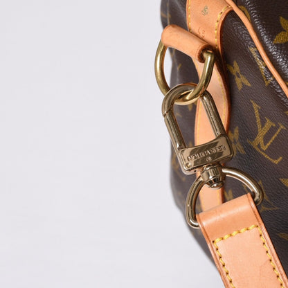 Louis Vuitton Boston Bag Keepall Bandouliere 45 Monogram Brown Gold — view 5