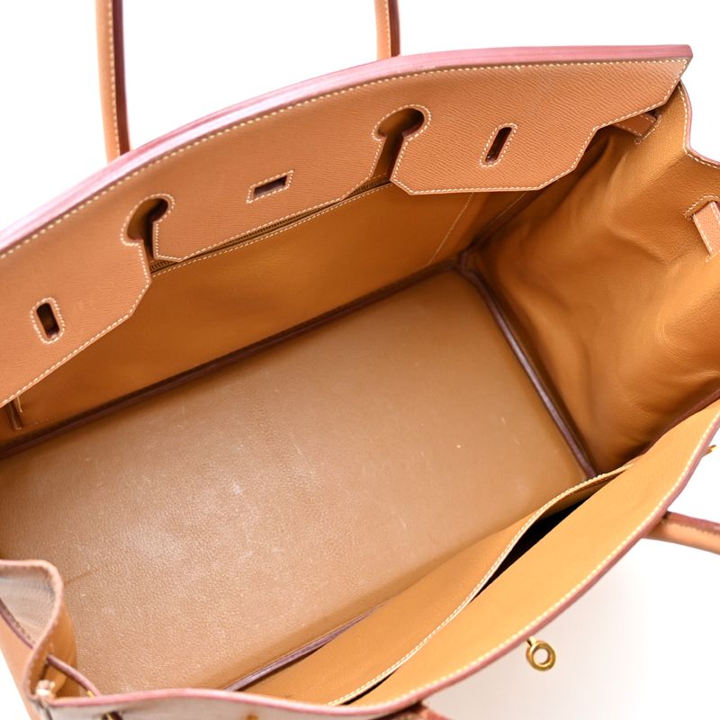 Hermes Handbag Gold — view 6
