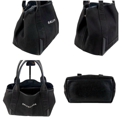 Balenciaga Navy Cabas S Mini Tote Black — view 6