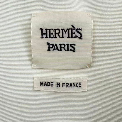 Hermes Tailored Jacket Silk White 40 — view 4