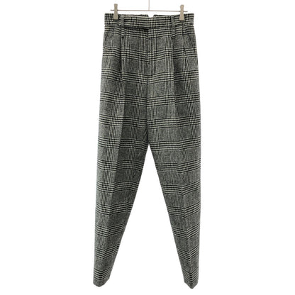 Gucci Houndstooth Check Trousers Pants Zajyh Black White 36