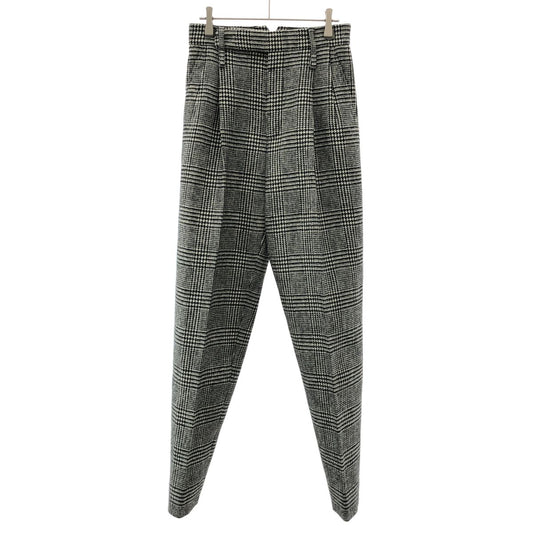 Gucci Houndstooth Check Trousers Pants Zajyh Black White 36